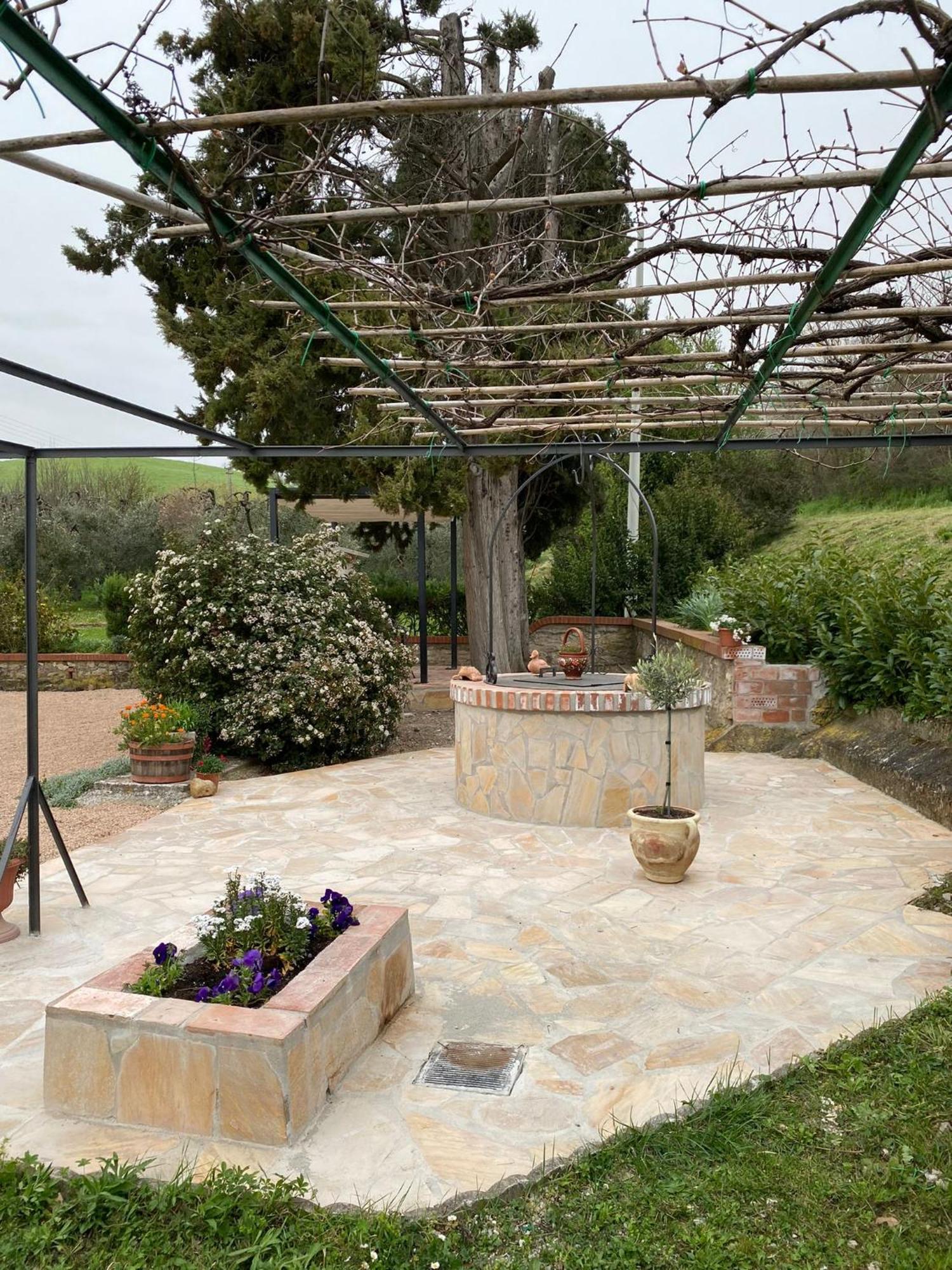 Casa Vacanze Podere San Giusto โวลแตร์รา ภายนอก รูปภาพ