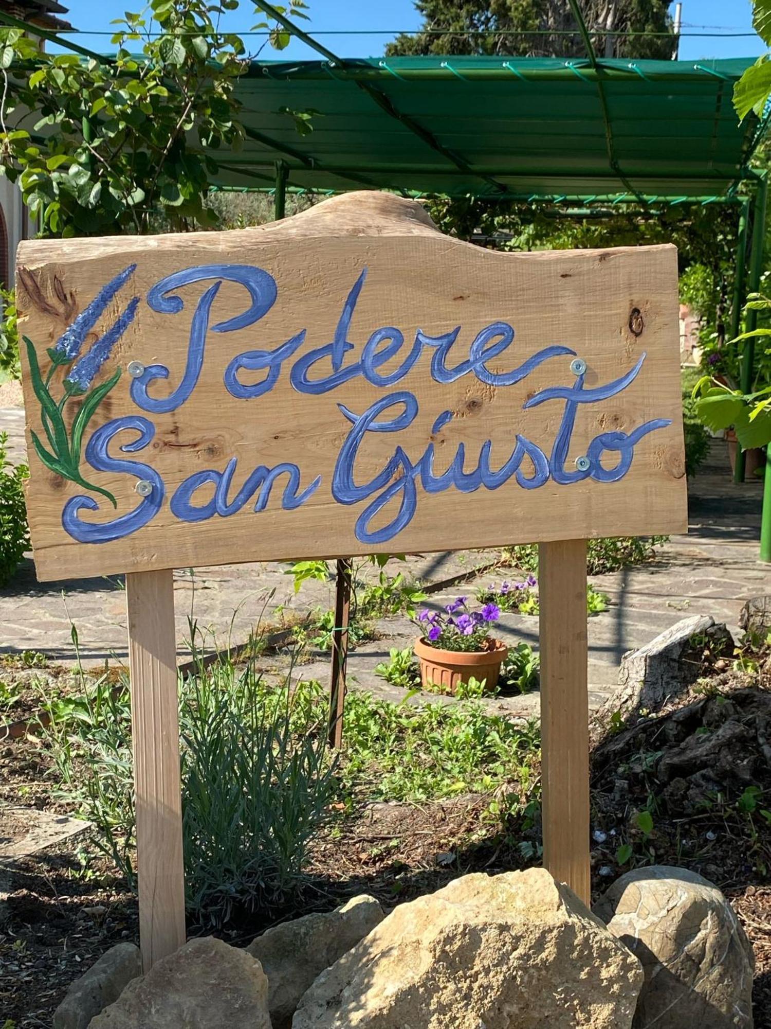 Casa Vacanze Podere San Giusto โวลแตร์รา ภายนอก รูปภาพ