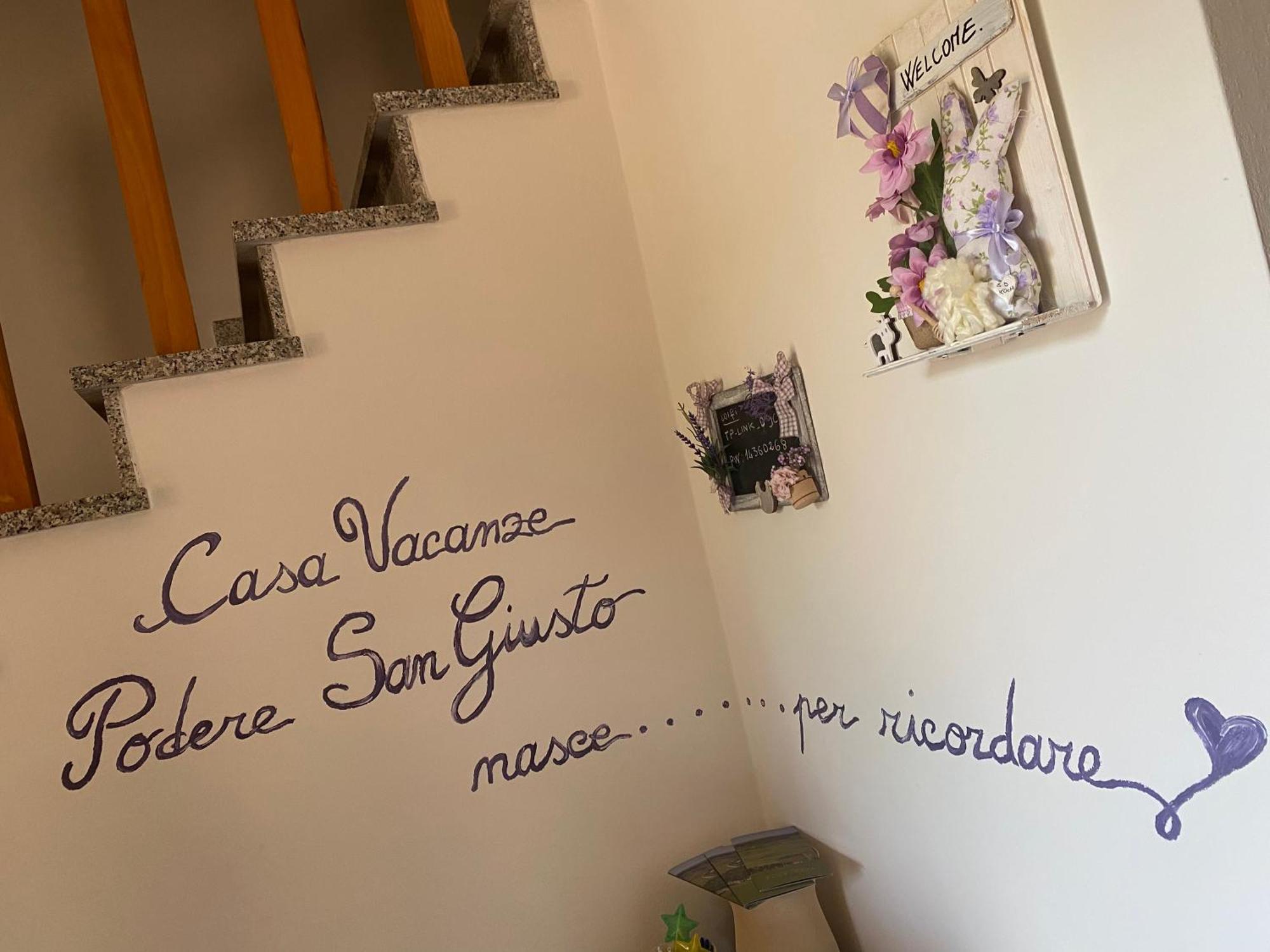 Casa Vacanze Podere San Giusto โวลแตร์รา ภายนอก รูปภาพ